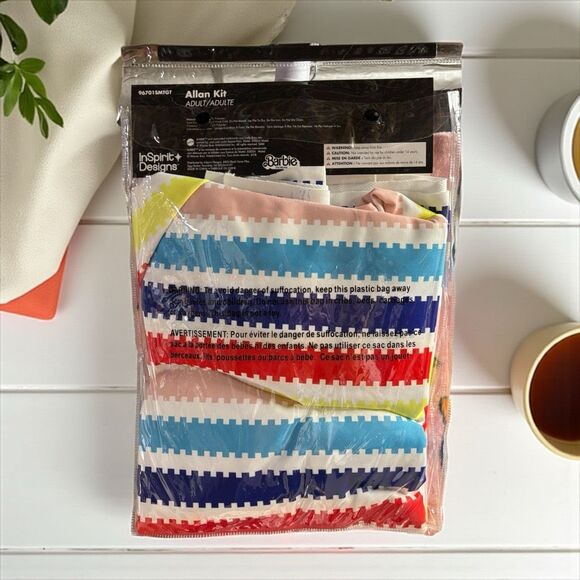 Barbie Movie Allan Kit with Striped Shirt Adult L/XL New - Picture 4 of 6